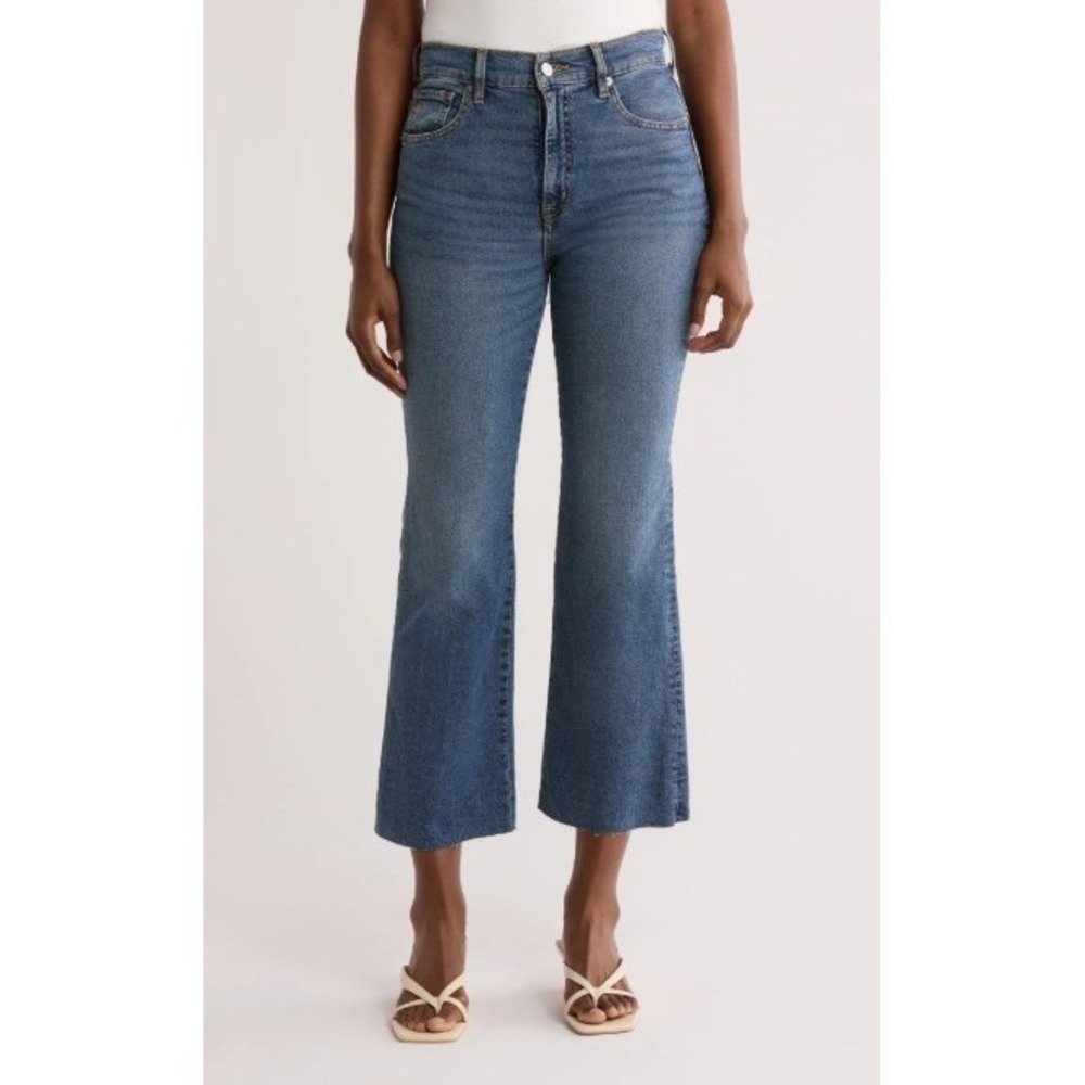 Etica Anya High Rise‎ Modern Flare Jeans Size 30 Northport Wash Denim